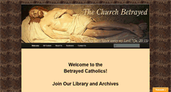 Desktop Screenshot of betrayedcatholics.com